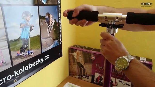 Самокат Micro Flex Aubergine 200 mm смотреть онлайн