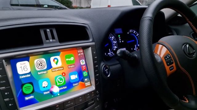 2012 Lexus IS250 - Android Head Unit Teyes CC3 Model A - Voice Button Demo смотреть онлайн