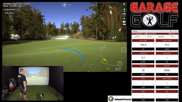 Playing Augusta National on Jack Nicklaus Perfect Golf with Skytrak, Which 3 Holes? смотреть онлайн