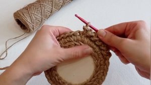 Эффектная обвязка края крючком. Обвязка "Гусеничка".