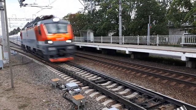 Первый Скоростной Поезд СТРИЖ с большой скоростью 200 км.ч Из Самары в Спб смотреть онлайн