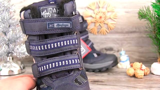 Детские зимние термоботинки American Club 853-18-1. Видео обзор от Stepiko.com