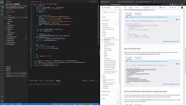 SvelteKit + Firebase 9 Authentication Simple Tutorial смотреть онлайн
