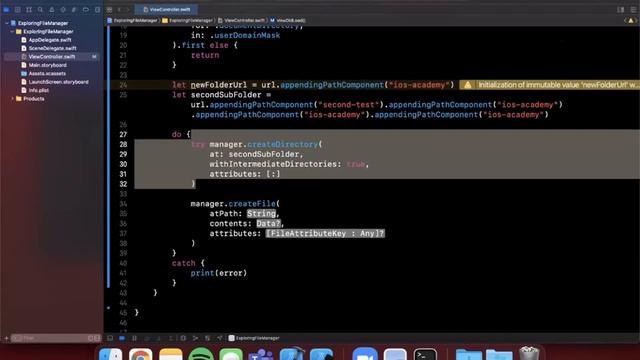 FileManager Swift 5 Tutorial (2022, Xcode 12, iOS) - iOS for Beginners смотреть онлайн