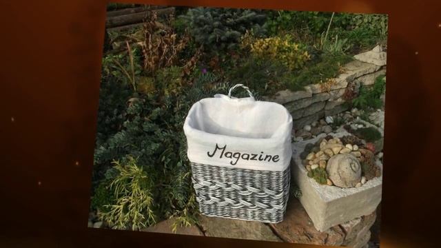 Плетенные корзинки из газет как покрасить. смотреть онлайн