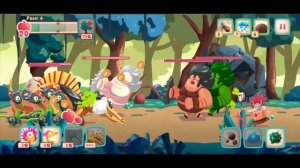 ТИРЕКС МАМОНТ и СПИНОЗАВР 127 УРОВЕНЬ в DINO BASH прохождение игры про динозавров на андроид.