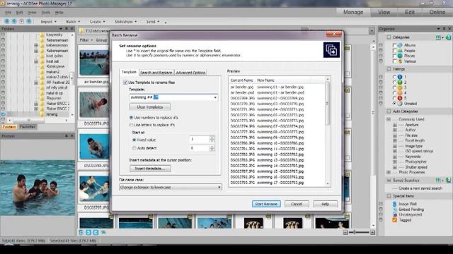 ACDSee Photo Manager 12 - Batch Rename смотреть онлайн
