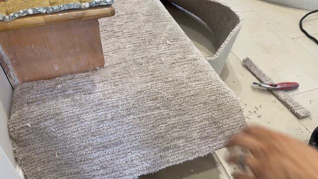 How to Carpet Stairs Yourself/Bullnose Stair Tutorial смотреть онлайн