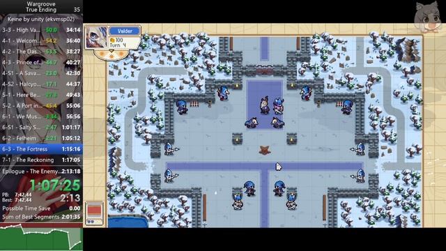 Wargroove NG True Ending In 2:10:32 (PB/WR)