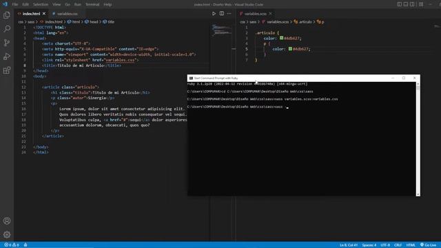 ✅ Curso de SASS desde CERO - Variables en SASS #5 смотреть онлайн