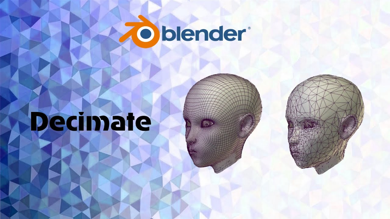 Blender 2.83 Decimate на русском смотреть онлайн