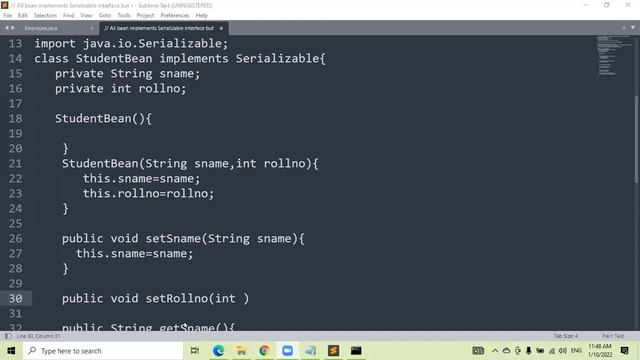 1 POJO and Java Bean смотреть онлайн