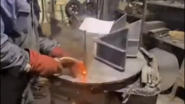 Изготовление рабочего колеса для пылевого вентилятора ВЦП 7-40 смотреть онлайн