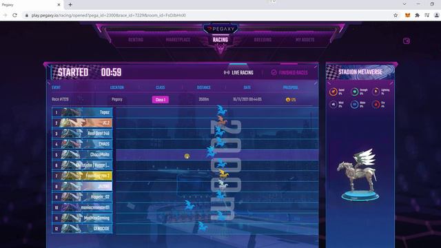 How to Race Your Pegas in Pegaxy During Beta Launch смотреть онлайн