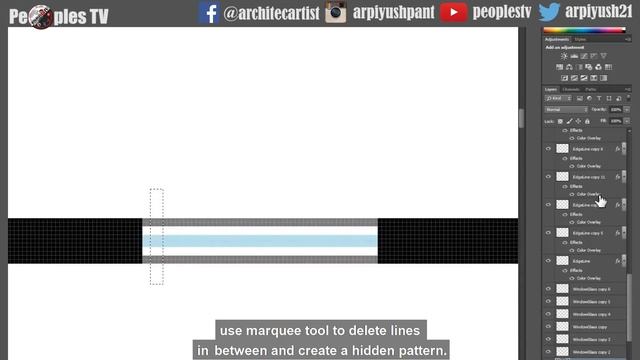 How to Render an AUTOCAD Plan in SCALE in PHOTOSHOP/Detail Rendering of Plan in Photoshop смотреть онлайн