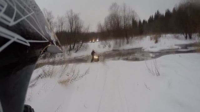 Покатушки на снегоходе. смотреть онлайн