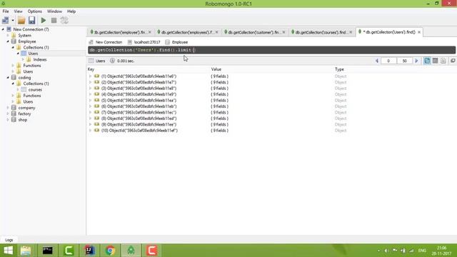 MongoDB Tutorial - 8: Limit the Results (limit()) смотреть онлайн