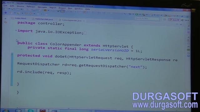 Adv Java Servlet-Servlet Communication Part 3 смотреть онлайн