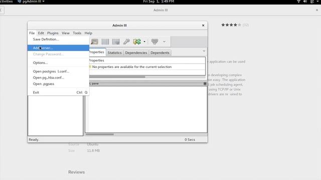 pgAdmin - PostgreSQL Tools for Ubuntu смотреть онлайн