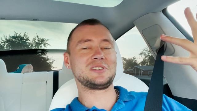 Как работает Полный автопилот Tesla / Тесла едет без водителя смотреть онлайн