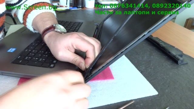 Ремонт на HP ProBook 470 G0 смяна на дисплей от Screen.bg смотреть онлайн