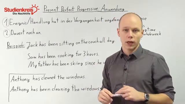 Present Perfect Progressive: Anwendung und Unterschied zum Present Perfect! | Englisch verstehen смотреть онлайн