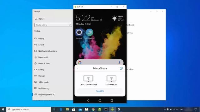 How to Cast Phone to Windows 10 PC смотреть онлайн