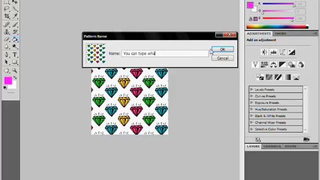 Adding Patterns On Photoshop Cs4