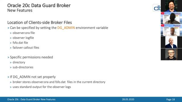 "Oracle 20c : Data Guard Broker New Features" by Mouhamadou Diaw смотреть онлайн