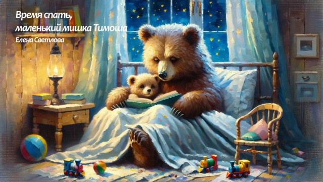 Время спать, маленький мишка Тимоша | Сказки на ночь | Аудиосказки