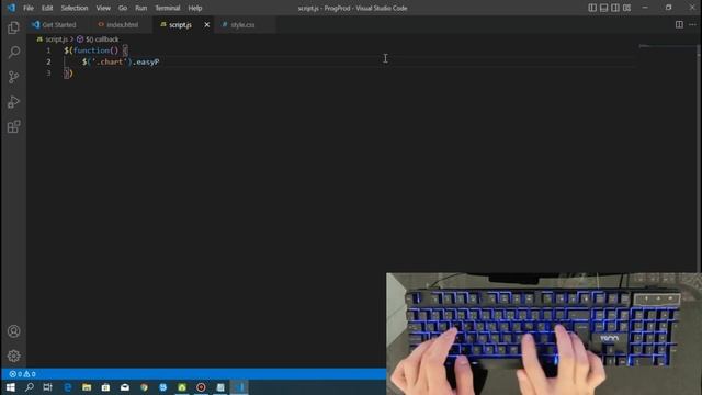 ASMR Programming - Animated Circular Progress Bar Easy Pie Chart | Html CSS JavaScript - No Talking смотреть онлайн