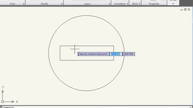 AutoCAD 4.7. Работа с блоками объектов.avi смотреть онлайн