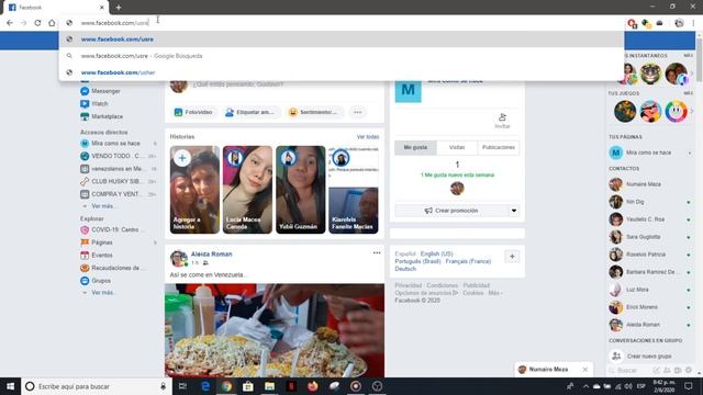 Cómo Cambiar la Dirección URL de mi Perfil de Facebook смотреть онлайн