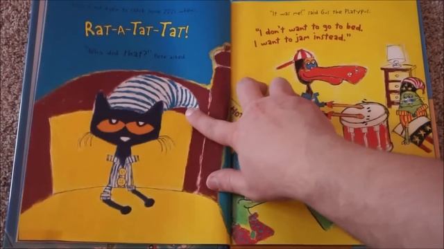 Pete The Cat and the Bedtime Blues Children's Read Aloud Story Book For Kids By James Dean смотреть онлайн