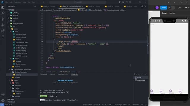 Tutorial Dasar Membuat Aplikasi Android Menggunakan React Native - Custom Bottom Tab - Part 12 смотреть онлайн