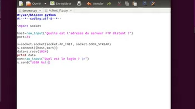 Leçon4 [Python: le reseau] : client FTP смотреть онлайн