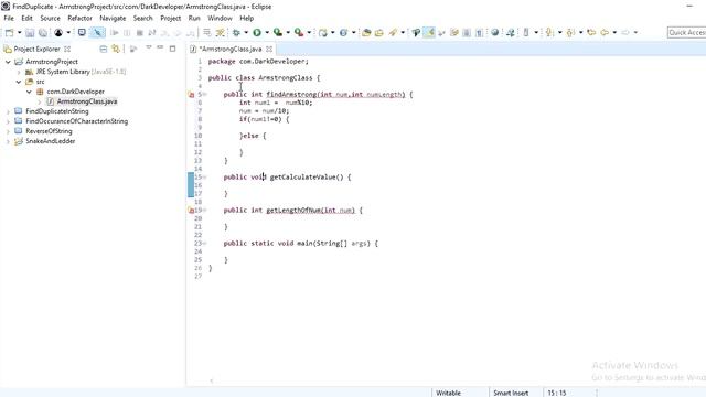 Java Program:- Check the Number is Armstrong or not смотреть онлайн