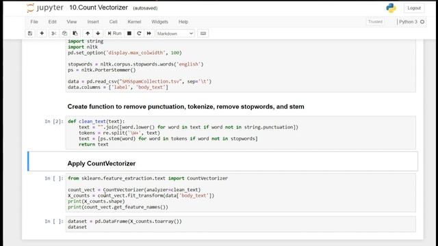 Count Vectorization in NLP | Natural Language Processing | Python | NLP | Code Warriors смотреть онлайн
