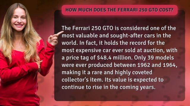 How much does the Ferrari 250 GTO cost? смотреть онлайн