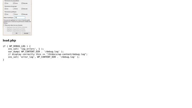 Wordpress: Debug.log file is never created? смотреть онлайн
