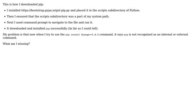 Can't use pip after download? (2 Solutions!!) смотреть онлайн