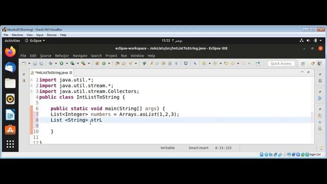 How to Convert a list of integers to a list of strings in Java смотреть онлайн