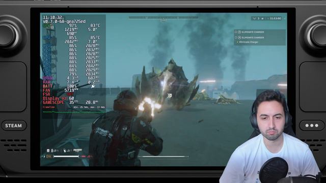 HELLDIVERS 2 on Steam Deck - Portable Insanity - 40 FPS Possible? смотреть онлайн