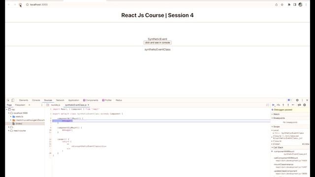 Life Cycle Methods in Class Component | React Js смотреть онлайн