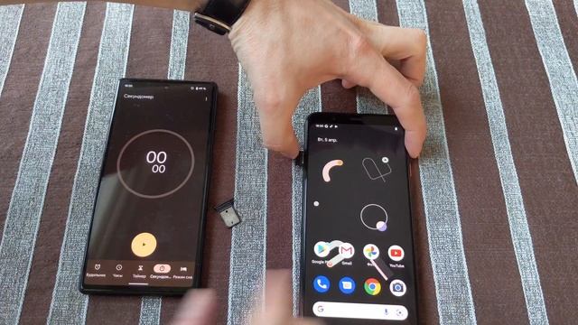 Восстановил Pixel 4 xl и сравнил скорость поиска сети с Pixel 6 смотреть онлайн