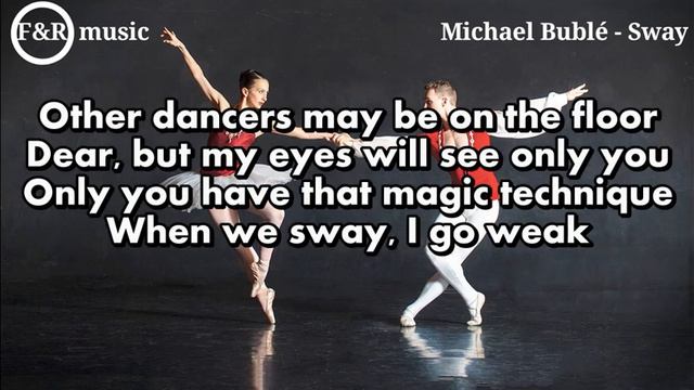 Michael Bublé - Sway (lyric video) смотреть онлайн