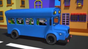 Wheels On The Bus Nursery Rhymes 3D Rhymes Kids Songs Baby Rhyme