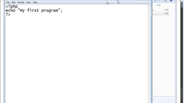 PHP-Lesson 2 Writing first php program смотреть онлайн