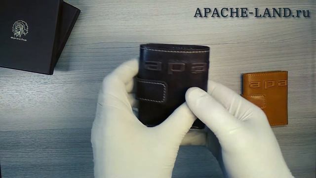 Кожаный кошелек APACHE смотреть онлайн
