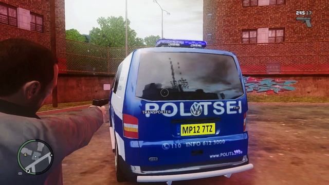 Estonia police Volkswagen Transporter (GTA4) HD [REL] смотреть онлайн